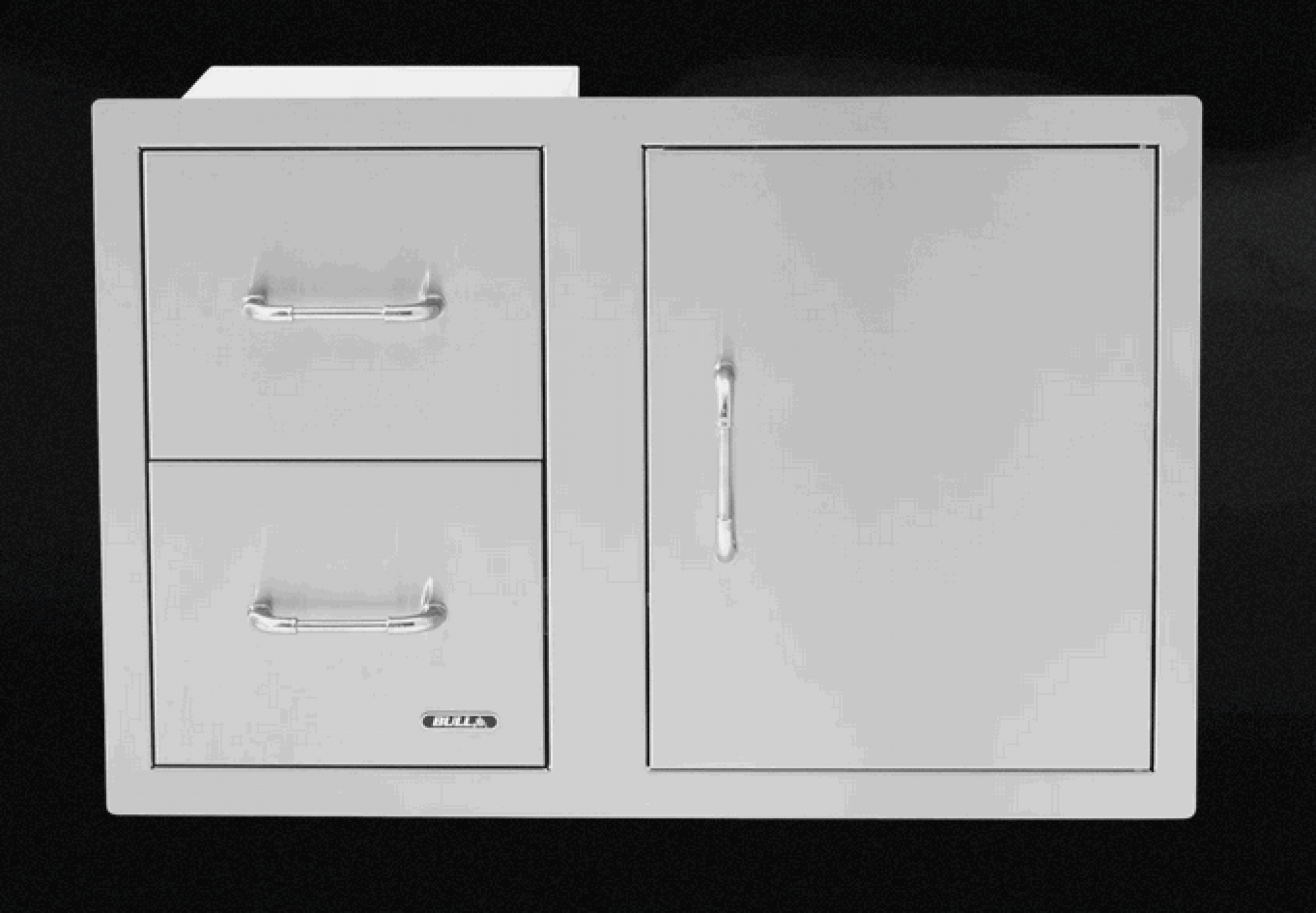 Bull 30" Reversible Door/Drawer Combo for Outdoor Kitchen, Stainless Steel