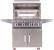 Bonfire 34" Premium Natural Gas Grill on a Cart, Stainless Steel