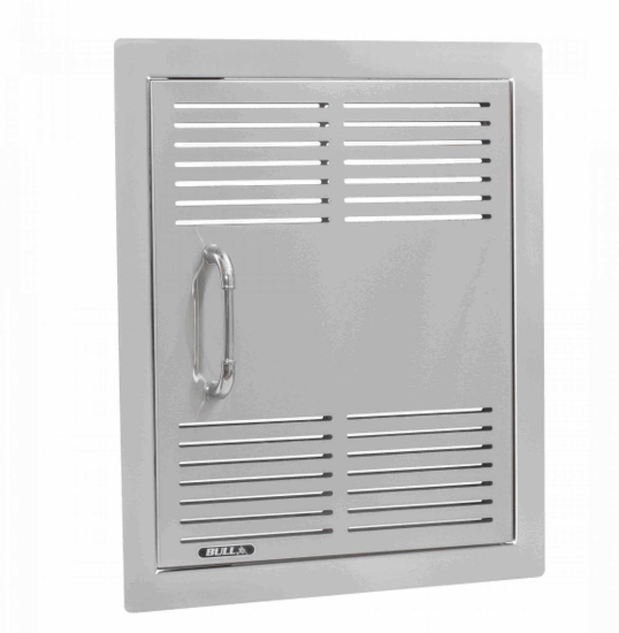 Bull Vertical Door with Vents for Outdoor Kitchen, Stainless Steel