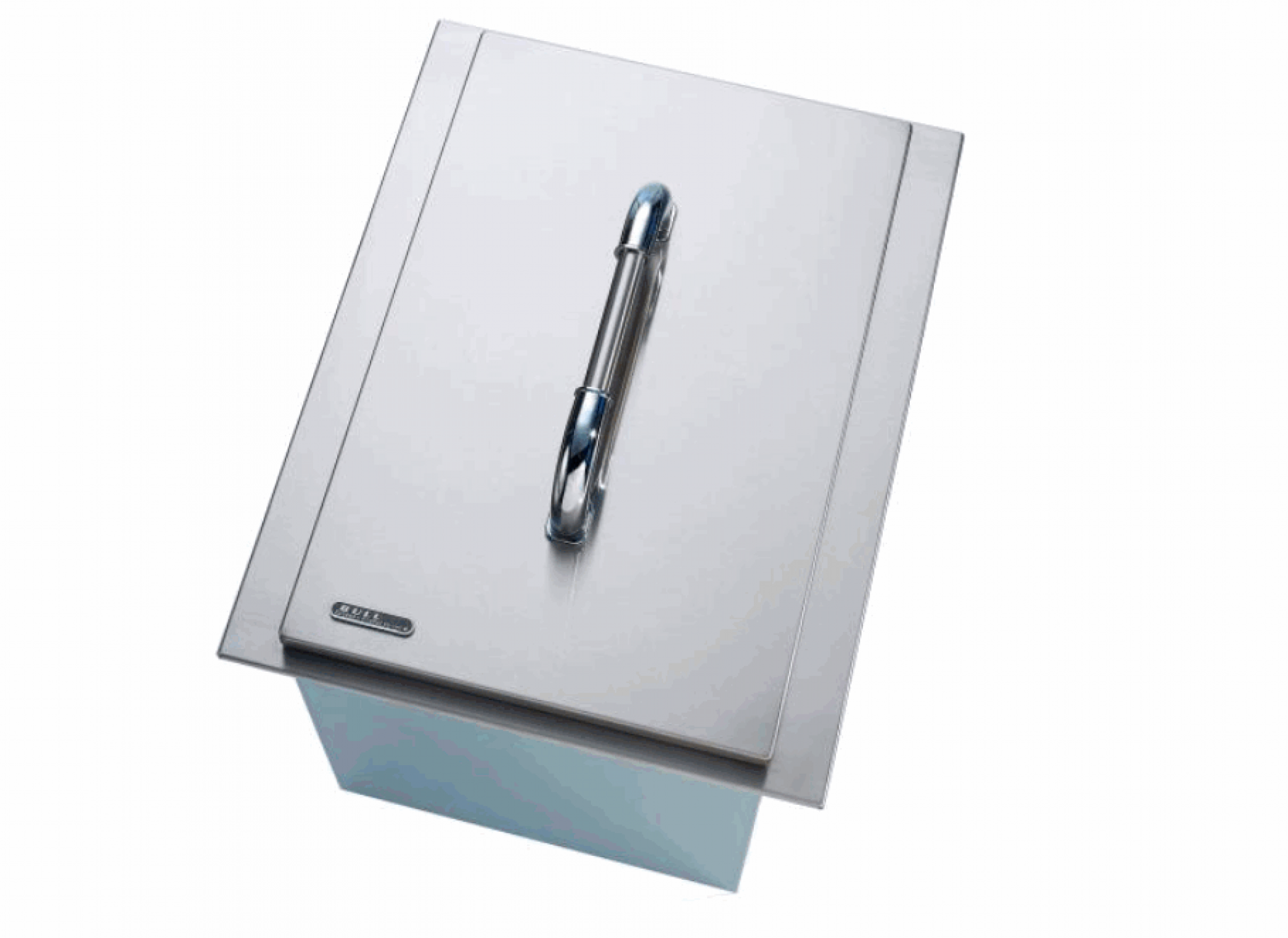 Bull Drop-In Ice Chest with Cover and Drain for Outdoor Kitchen