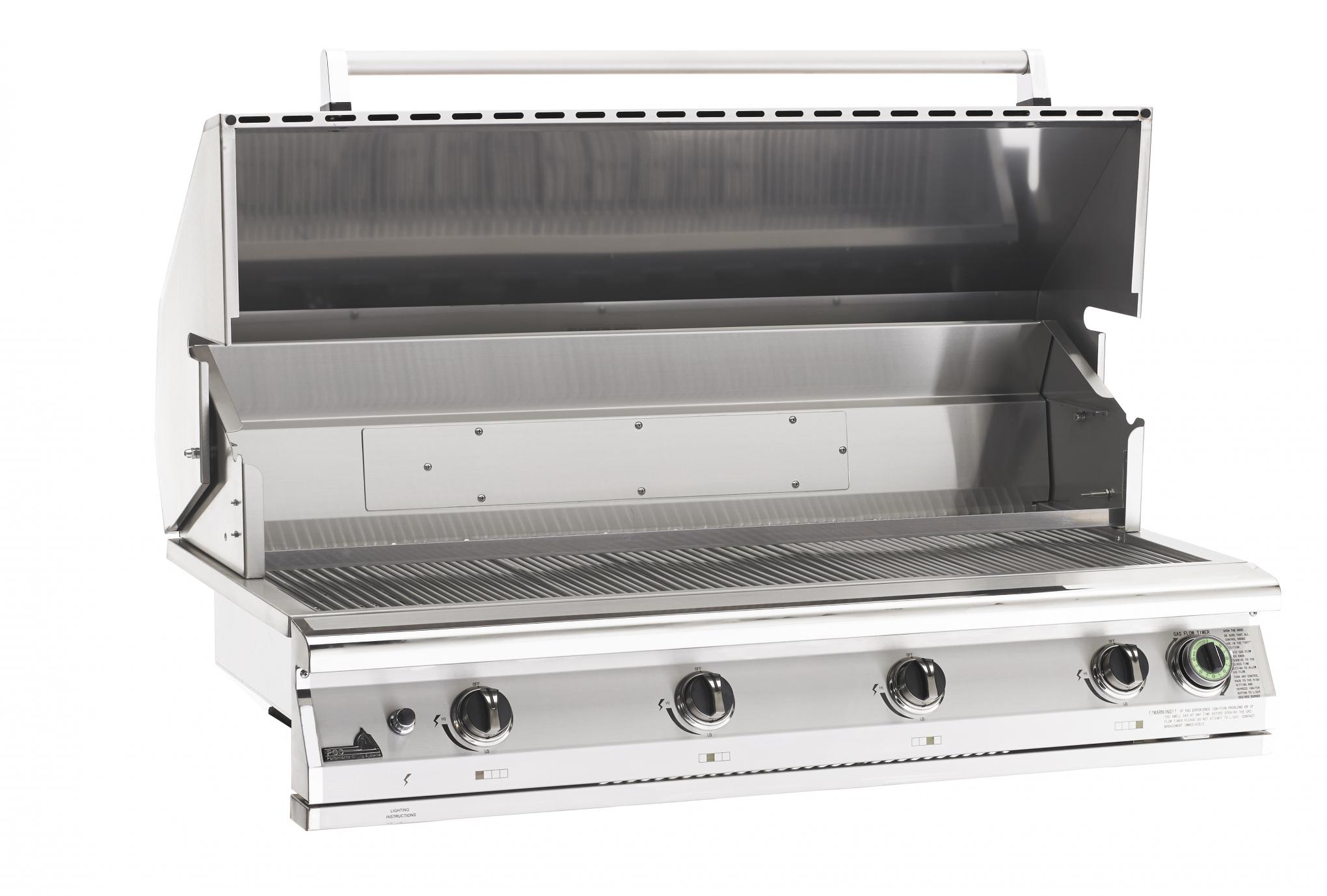PGS S48T Commercial Built-In Natural Gas Grill with 60 Minute Timer