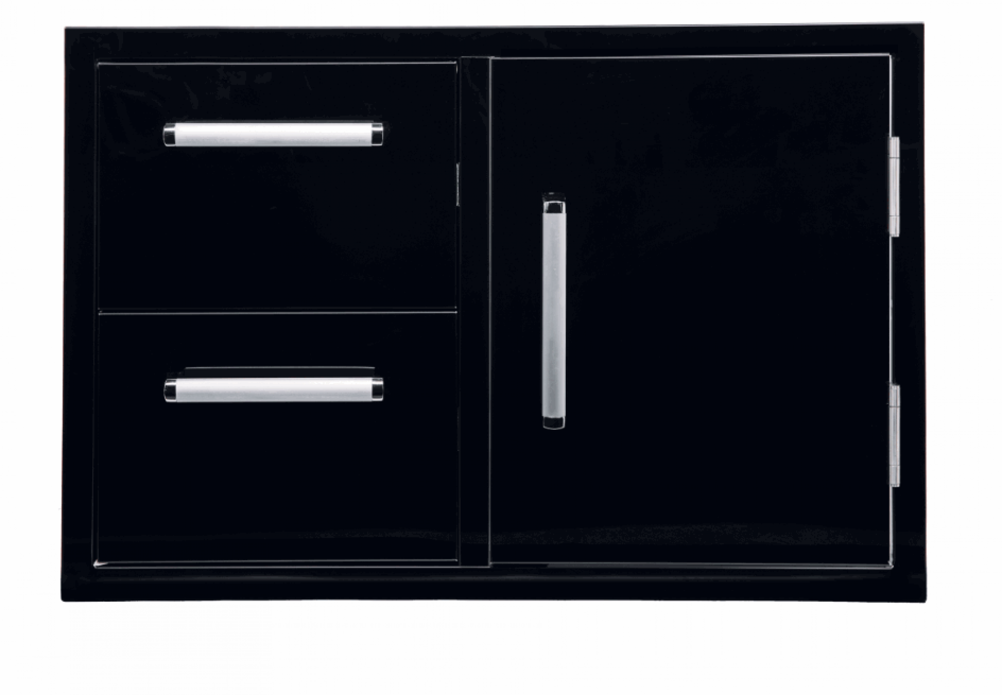Black Stainless Steel Door/Drawer Combo for Outdoor Kitchen, Bonfire
