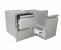 RCS Double Drawer/Propane Drawer Combo for Outdoor Kitchen, Stainless Steel