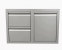 RCS Double Drawer/Propane Drawer Combo for Outdoor Kitchen, Stainless Steel