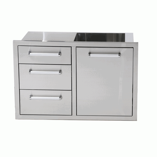 Bonfire Outdoor Kitchen Storage - The BBQ Grill Outlet
